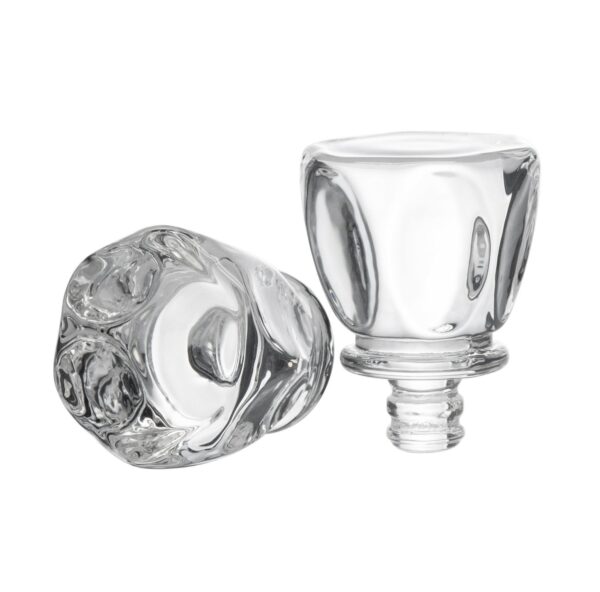 clear glass cork for vodka glass bottle