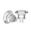 clear glass cork for vodka glass bottle