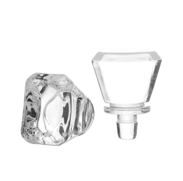clear glass cork for vodka glass bottle