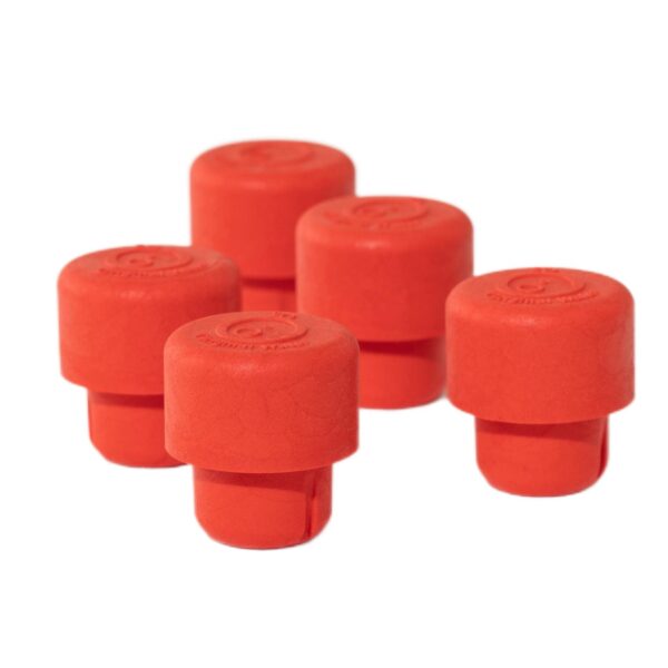 polymer Bar top logo embossed stopper for spirits glass bottles seals