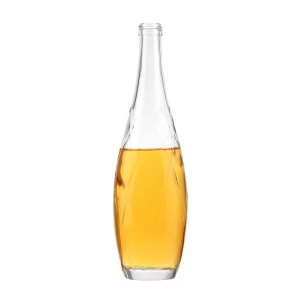 water drop bottle with lines engraved