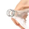 water drop bottle with lines engraved