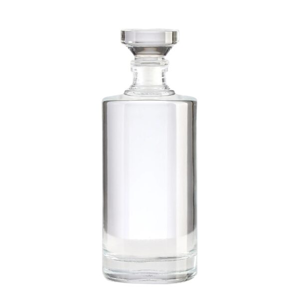 Factory wholesale round flat bottom high-end glass bottles