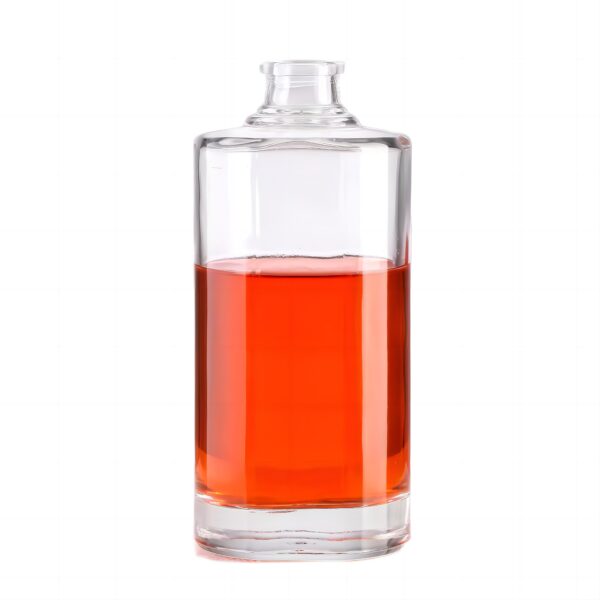 Factory wholesale round flat bottom high-end glass bottles
