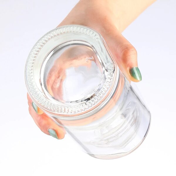 Factory wholesale round flat bottom high-end glass bottles