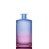 High-end glass bottles sprayed with gradient colors