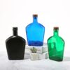 transparent color spraying glass bottles