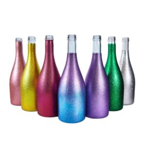 Wholesale custom color sprayed champagne bottles