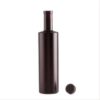 500ml 700ml 750ml dark color coating flat shoulder tall glass bottle