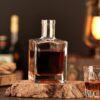 500ml custom super flint crystal glass alcoholic square bottle for vodka