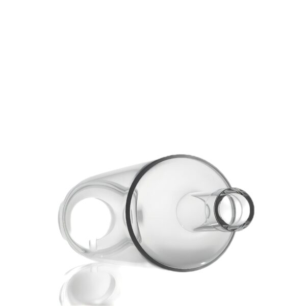 700ml 800g thickness bottom flat shoulder glass liquor bottle with cork stopper