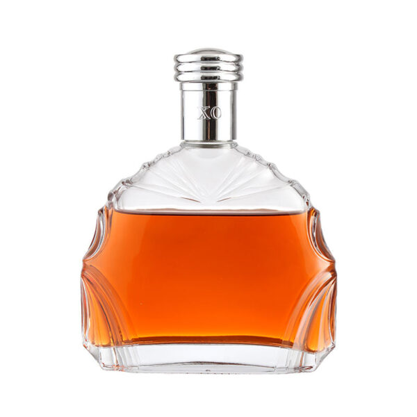 700ml XO crystal white bottle with lids