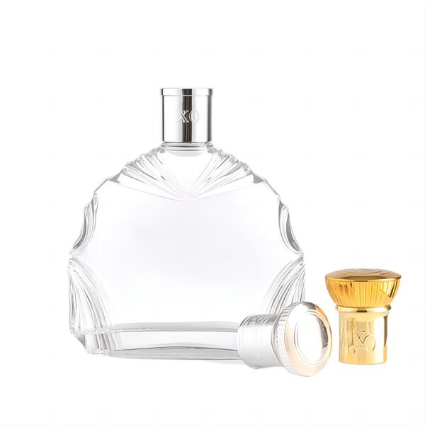 700ml XO crystal white bottle with lids