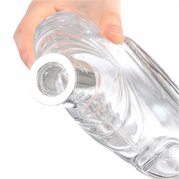 700ml XO crystal white bottle with lids