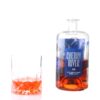750ml 620g screen print gin bottle wholesale with recycle glass