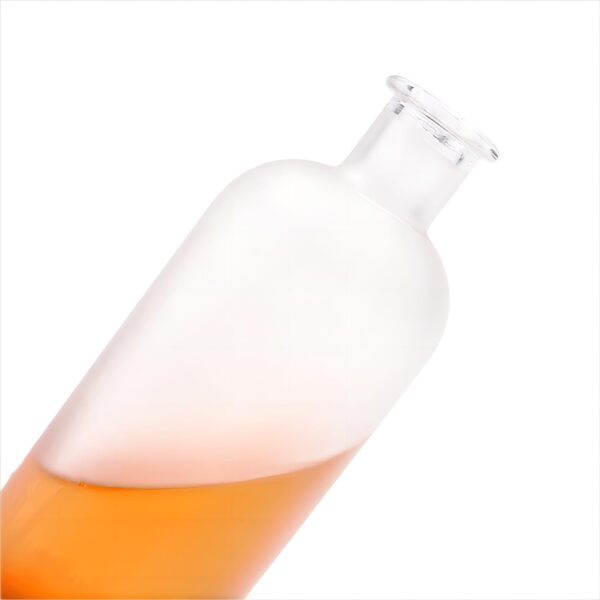 750ml 750g frosted Glass Bottle Liquor Beverage container top China manufacturer