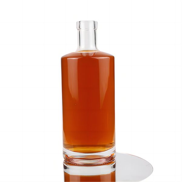 750ml Empty Bottle Whisky Spirit Glass Bottle Vodka Glass Bottle