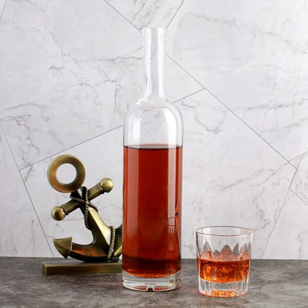 500ml 700ml 750ml concave base glass bottles