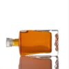 500ml embossed bottom design square vodka bottle free samples available