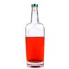 700ml 900g square diamond cut crystal white flint whiskey glass bottle