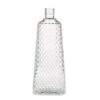 700ml diamonde full cut engraved premium quality square glass bottle