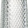 700ml diamonde full cut engraved premium quality square glass bottle