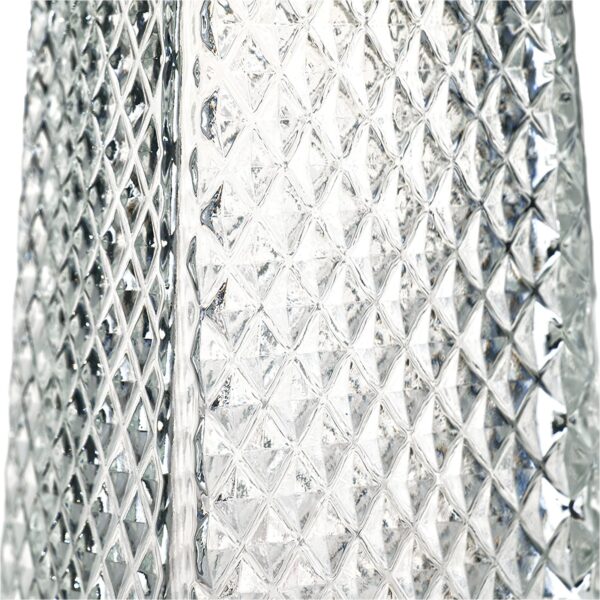 700ml diamonde full cut engraved premium quality square glass bottle