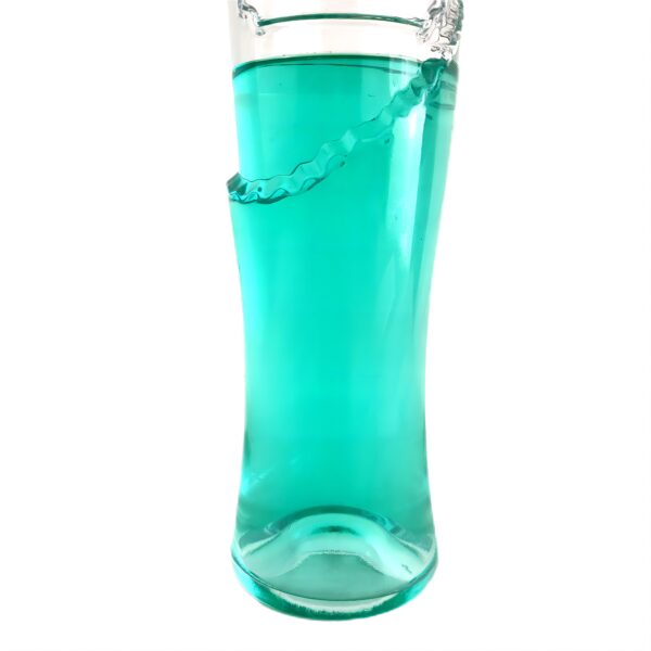 750ml private brand custom rum bottle super flint glass with caps