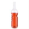 750ml super flint glass god hand design vodka bottle