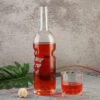 750ml super flint glass god hand design vodka bottle