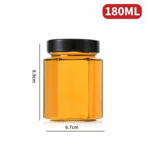 small size glass jars With Lids spice storage glass jar