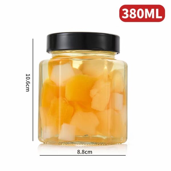 small size glass jars With Lids spice storage glass jar