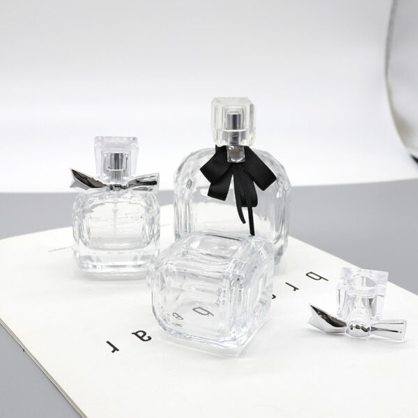 30ml 50ml 100ml High end spray bayonet square glass perfume bottle