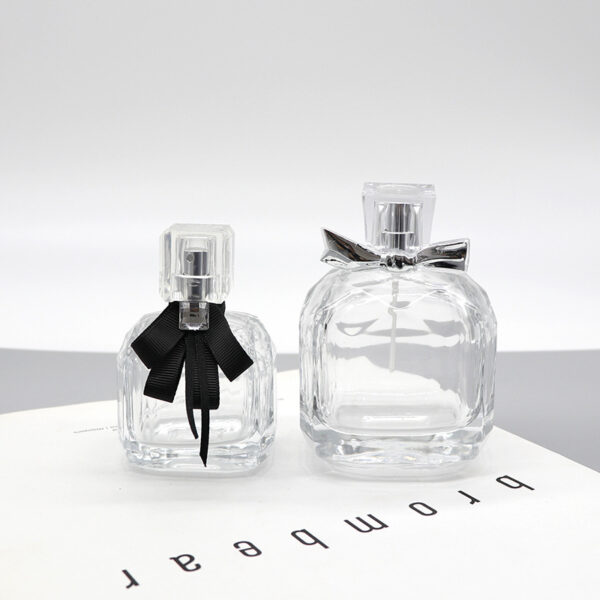 30ml 50ml 100ml High end spray bayonet square glass perfume bottle