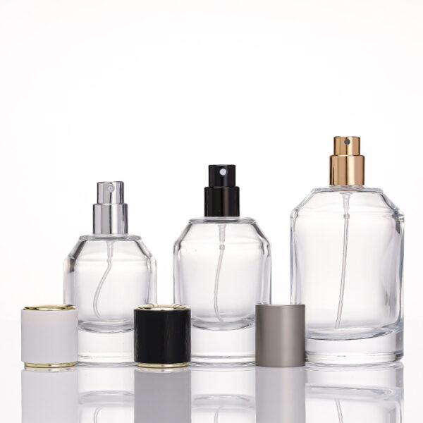 30ml 50ml 100ml High-grade cylindrical bottle small sample bottle nozzle perfume bottle