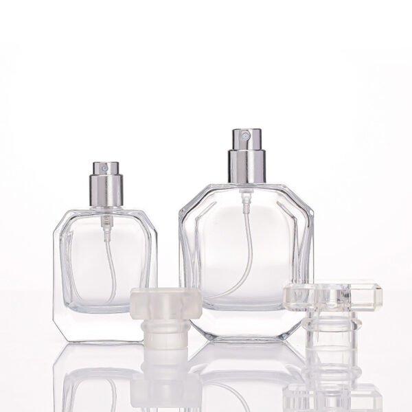 30ml 50ml 100ml Rectangular perfume bottle bayonet filling fine mist bottle empty bottle