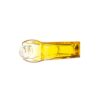 Cosmetic 100 ml Green Colored Square Lotion Cream Bottles Glass Perfume Diffuser Bottle with Metal Cap