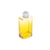 Cosmetic 100 ml Green Colored Square Lotion Cream Bottles Glass Perfume Diffuser Bottle with Metal Cap