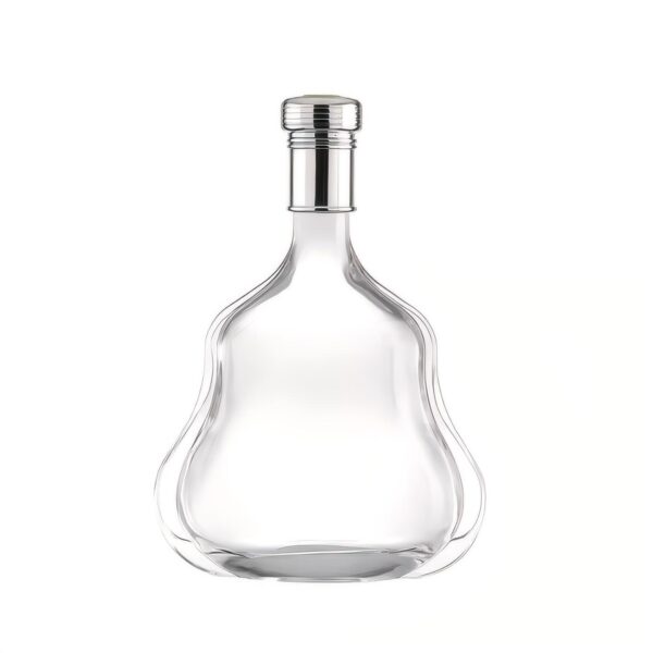 700ml Best Selling clear glass popular design whisky bottle with cap