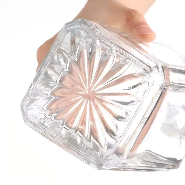 700ml High Borosilicate Glass Bottles Liquor Bottle for vodka bottling with caps