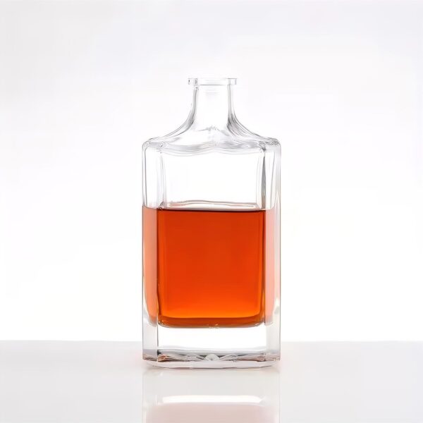 700ml High Borosilicate Glass Bottles Liquor Bottle for vodka bottling with caps