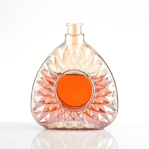 700ml Latest Design UV glass whisky bottle with cap