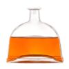 700ml wholesale thick bottom flat whisky bottles direct from factory