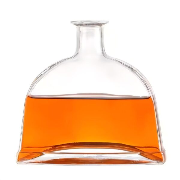 700ml wholesale thick bottom flat whisky bottles direct from factory