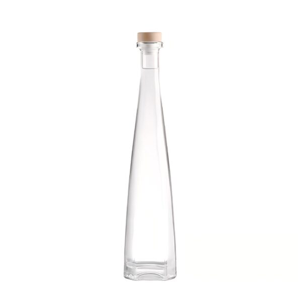 750ml Conical tall premium high-end tequila design brand private custom glass bottle