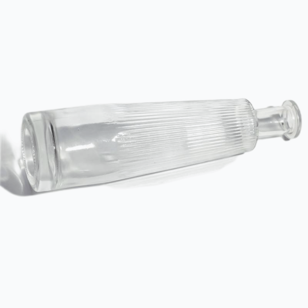 750ml engraved stripes tequila glass bottle factory direct wholesale T cork supplied by Sinobottles